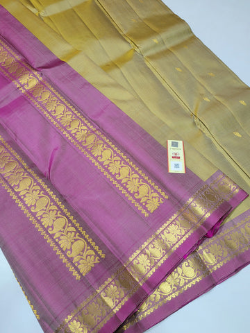 Olive Gold Kanchi Silk Saree