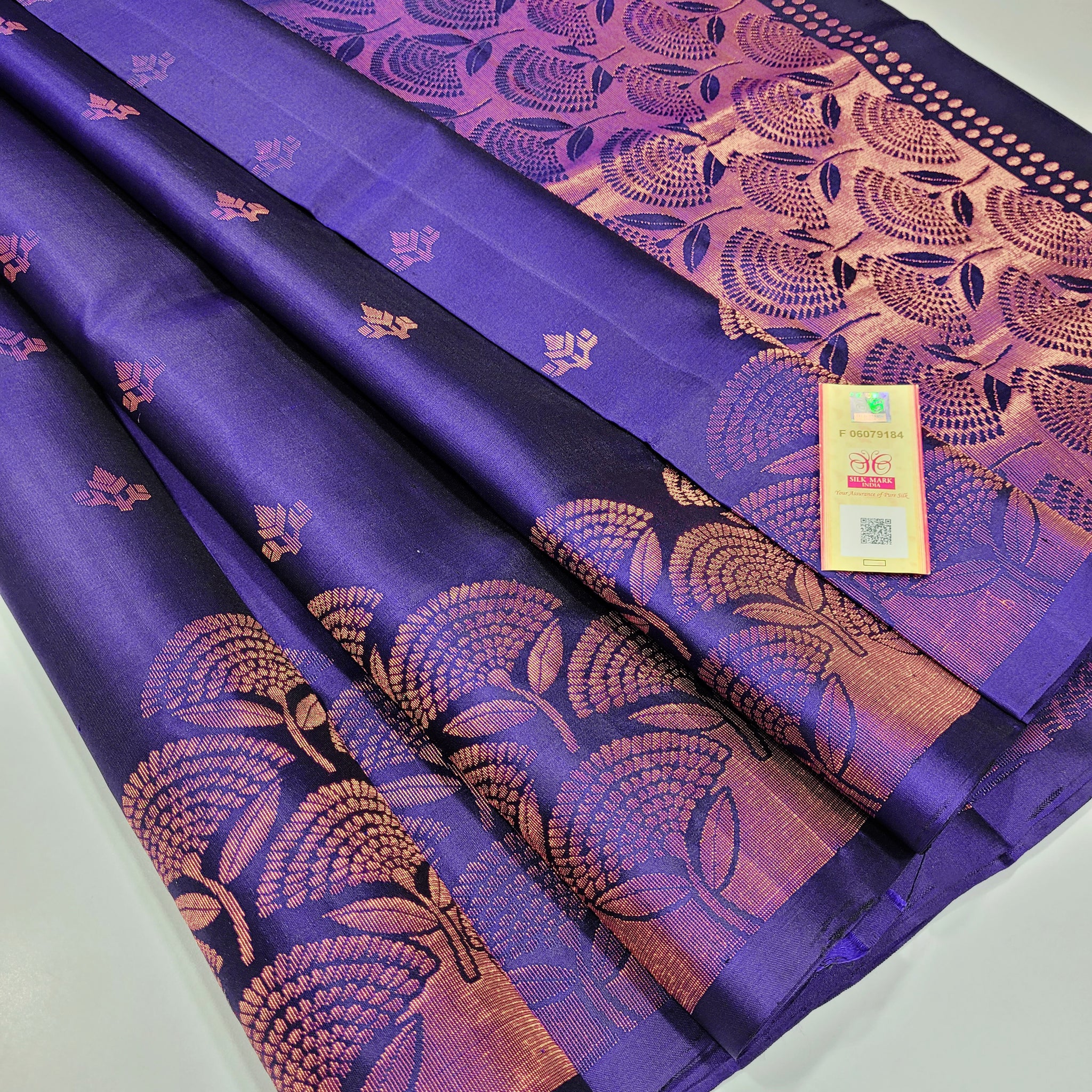 Royal Blue Soft Silk Saree
